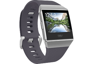 FITBIT Ionic Fitness-Smartwatch Aluminium Elastomer, S/L, Blue-Gray/White