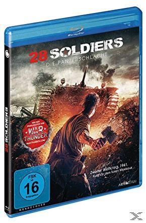 DVD-Hülle mit Filmposter. Ein Mann rennt vor einem Panzer in einer Kriegsszene.