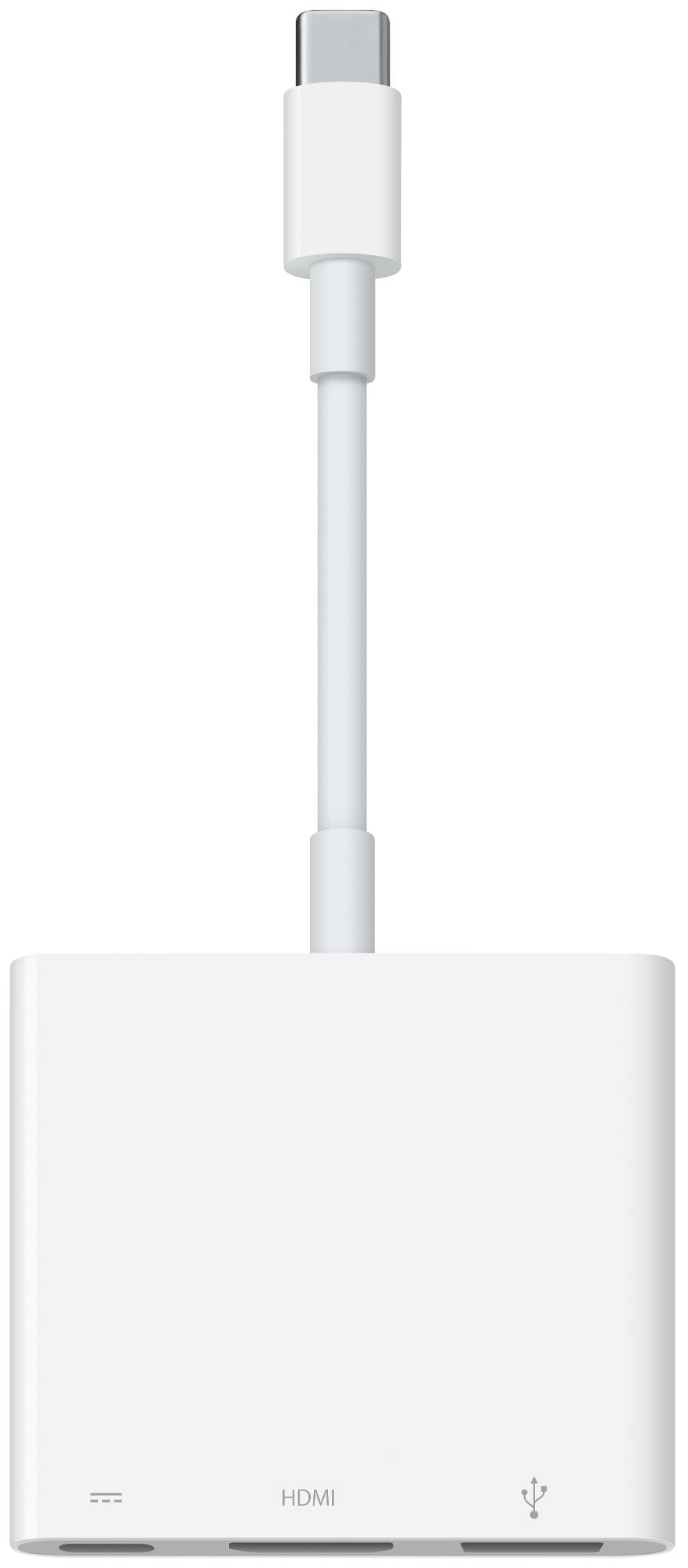 Adaptador USB - Apple MJ1K2ZM/A, USB-C a Multipuerto Digital AV, Blanco