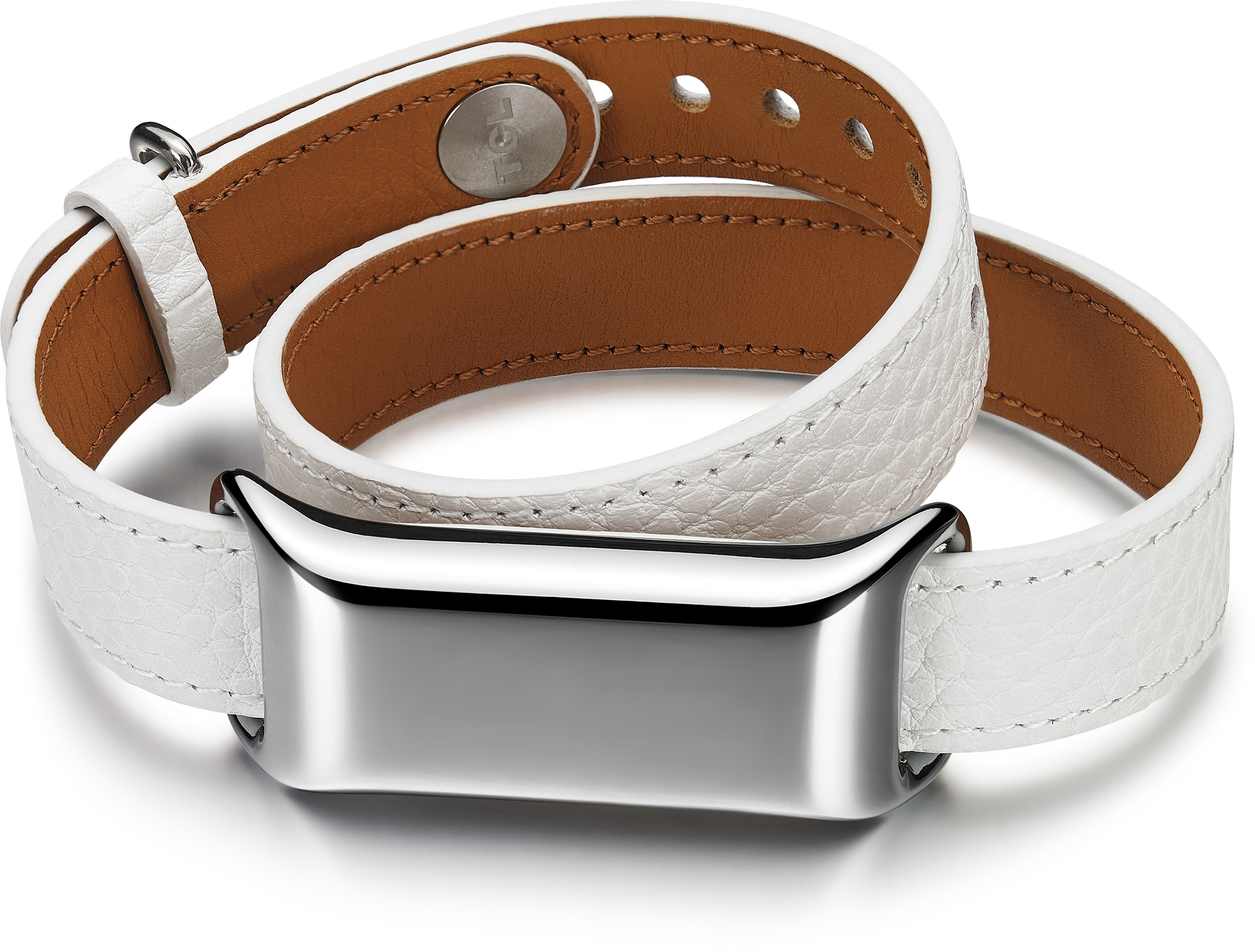 TCL Moveband, Fitness Tracker, Chrome/Weiß