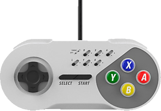 SUBSONIC SNES Contrôleur - 3 m - Gris - Gamepad (Gris)