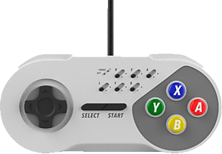 SUBSONIC SNES WIRED CONTROLLER 3.0M CABLE - Gamepad (Weiss)