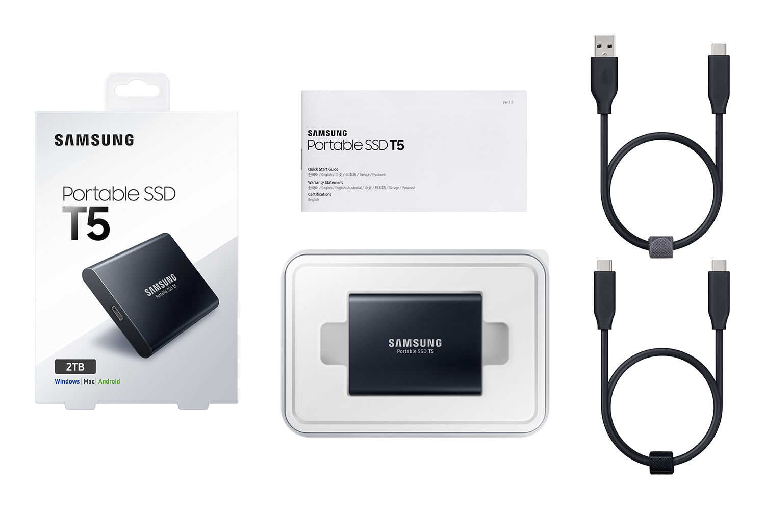 SAMSUNG SSD Portable T5 - 2 TB