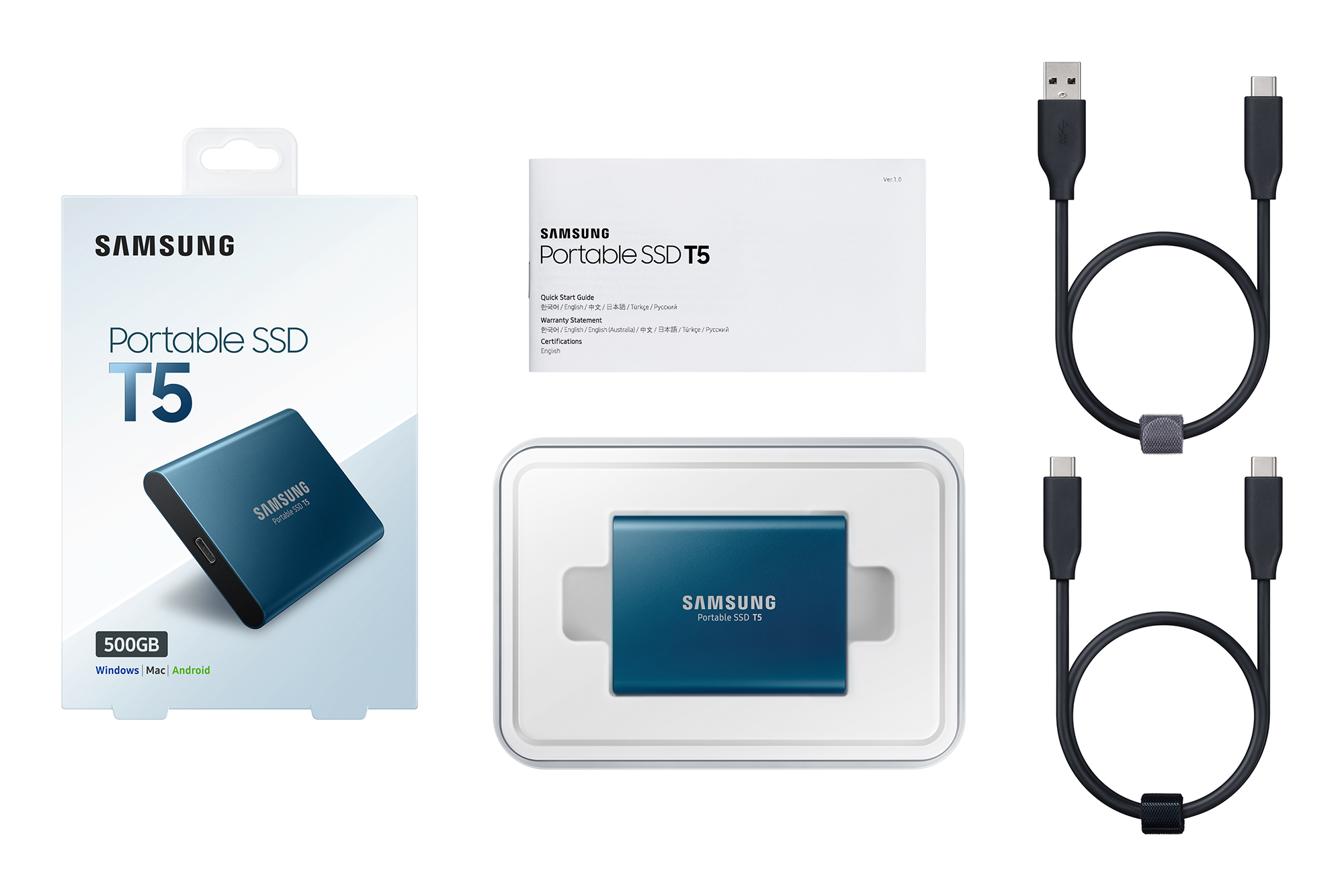 SAMSUNG SSD Portable T5 - 500 GB