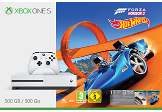 MICROSOFT Xbox One S 500GB Konsole Bundle Forza Horizon + DLC Hot Wheels (Downloadcode)
