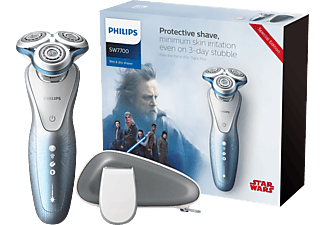 PHILIPS SW7700/67 - Rasierer (Silber/Blau)