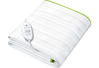 BEURER TS15 WÄRMEUNTERBETT - Surmatelas chauffant (Blanc/Vert)