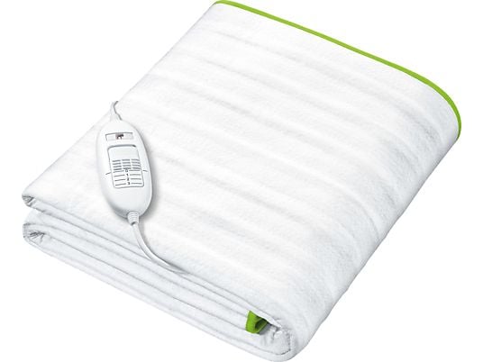 BEURER TS15 WÄRMEUNTERBETT - Surmatelas chauffant (Blanc/Vert)