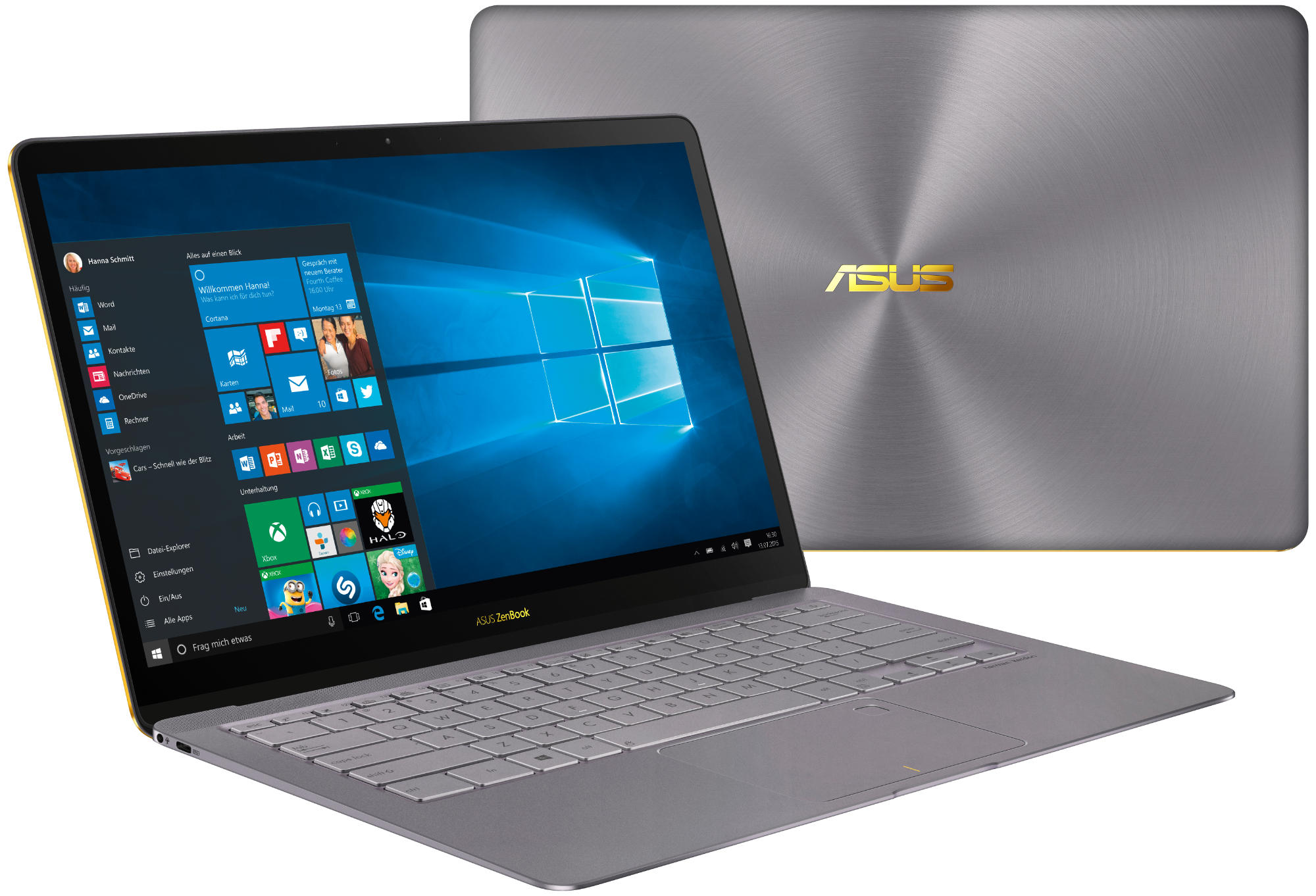ASUS ZenBook Deluxe UX490UA - 14 Zoll - Intel® Core™ i7 i7-7500U - 16 GB - 512 GB - Intel® HD 620 - Windows 10 Home (64 Bit)