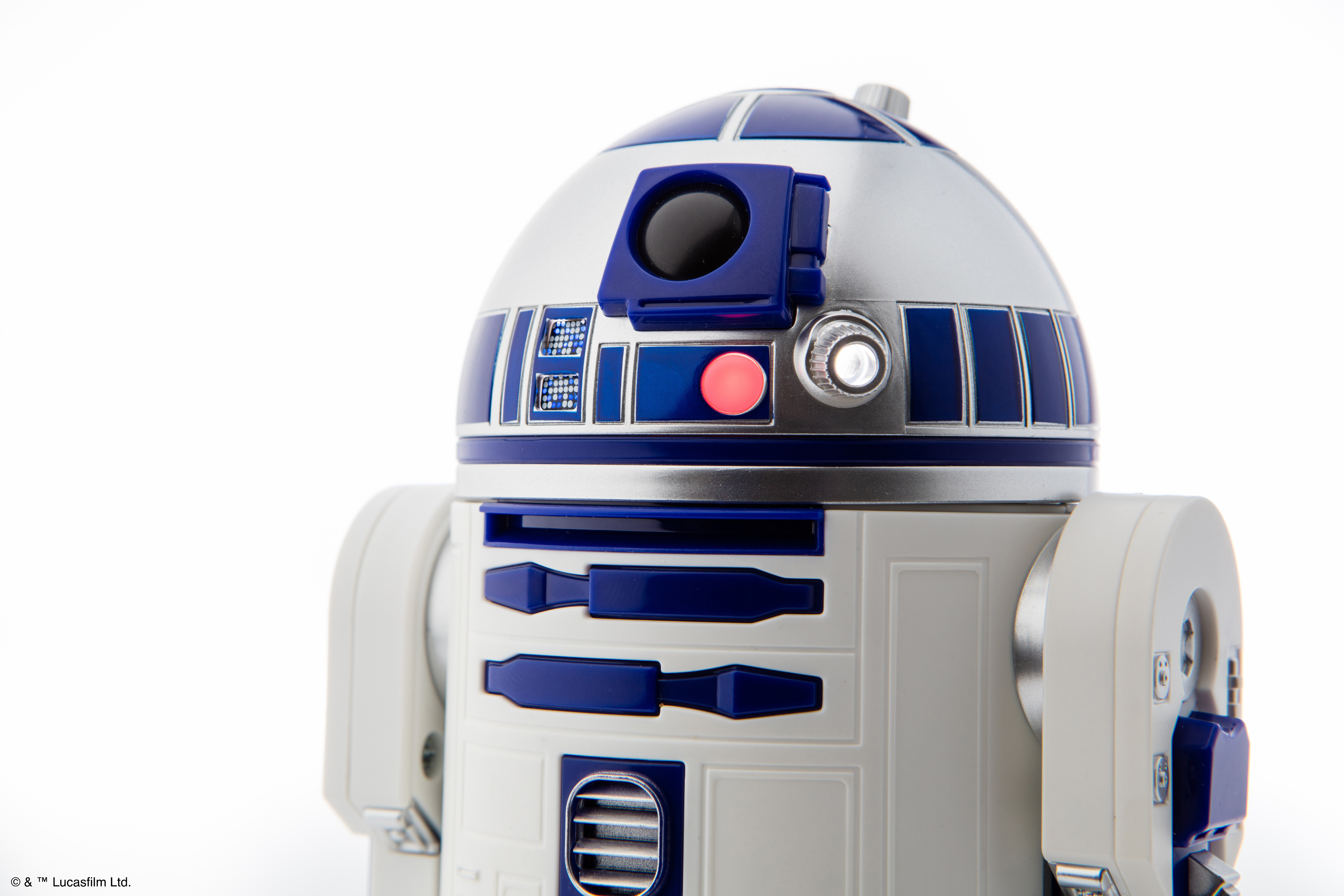 SPHERO Star Wars R2-D2 - Jouet contrôlé via une application (Blanc/bleu)