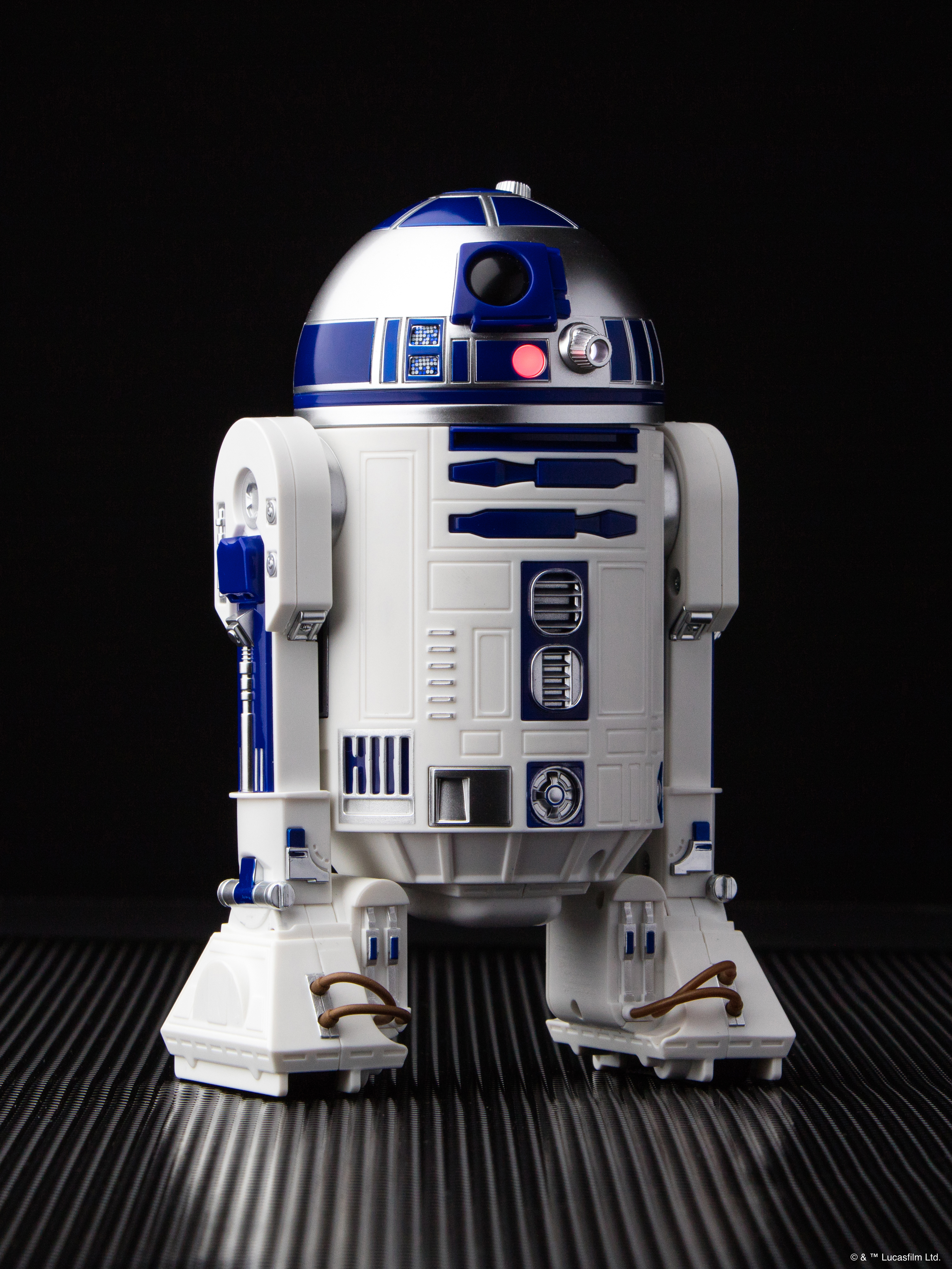 SPHERO Star Wars R2-D2 - Jouet contrôlé via une application (Blanc/bleu)