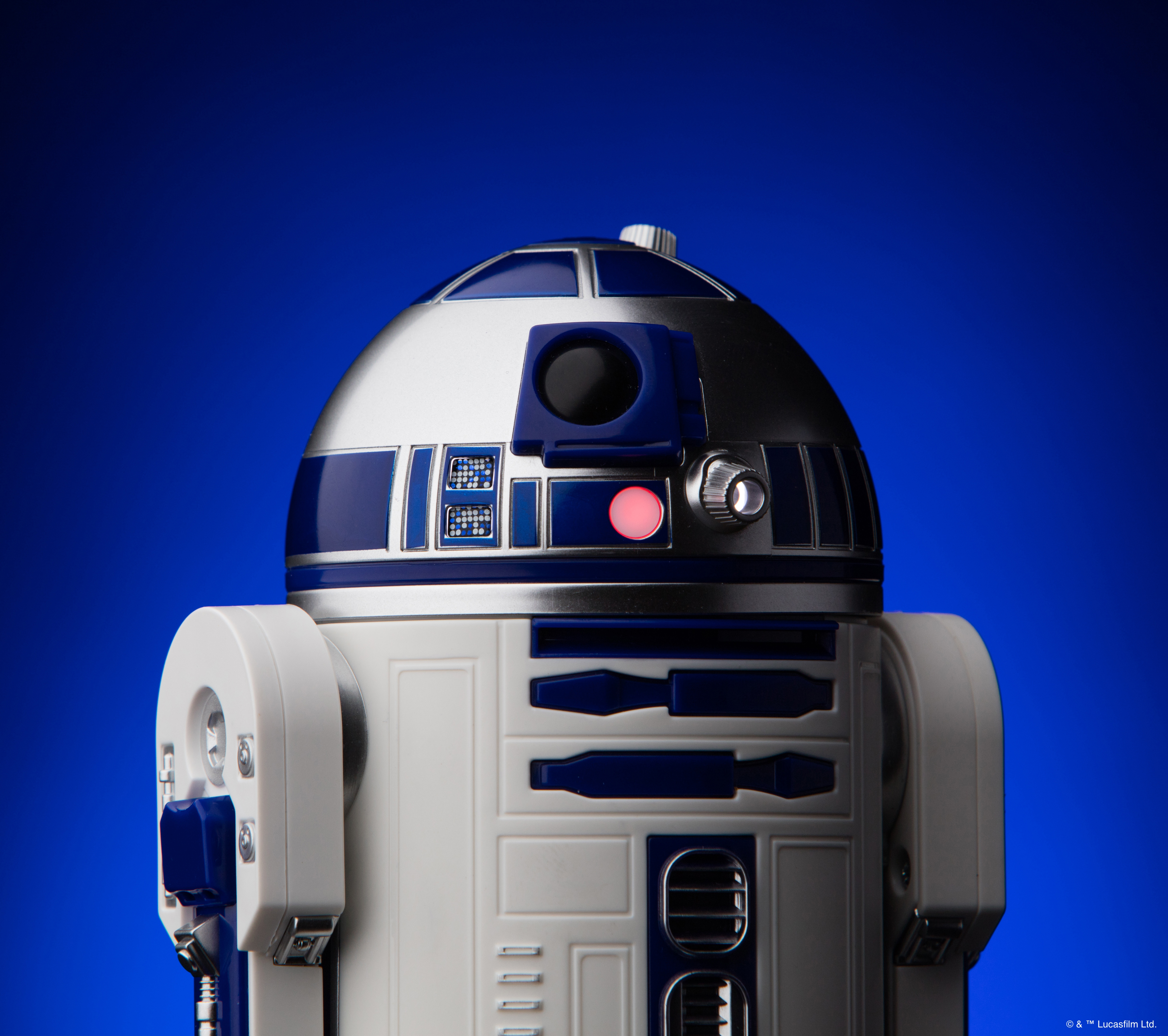 SPHERO Star Wars R2-D2 - Jouet contrôlé via une application (Blanc/bleu)