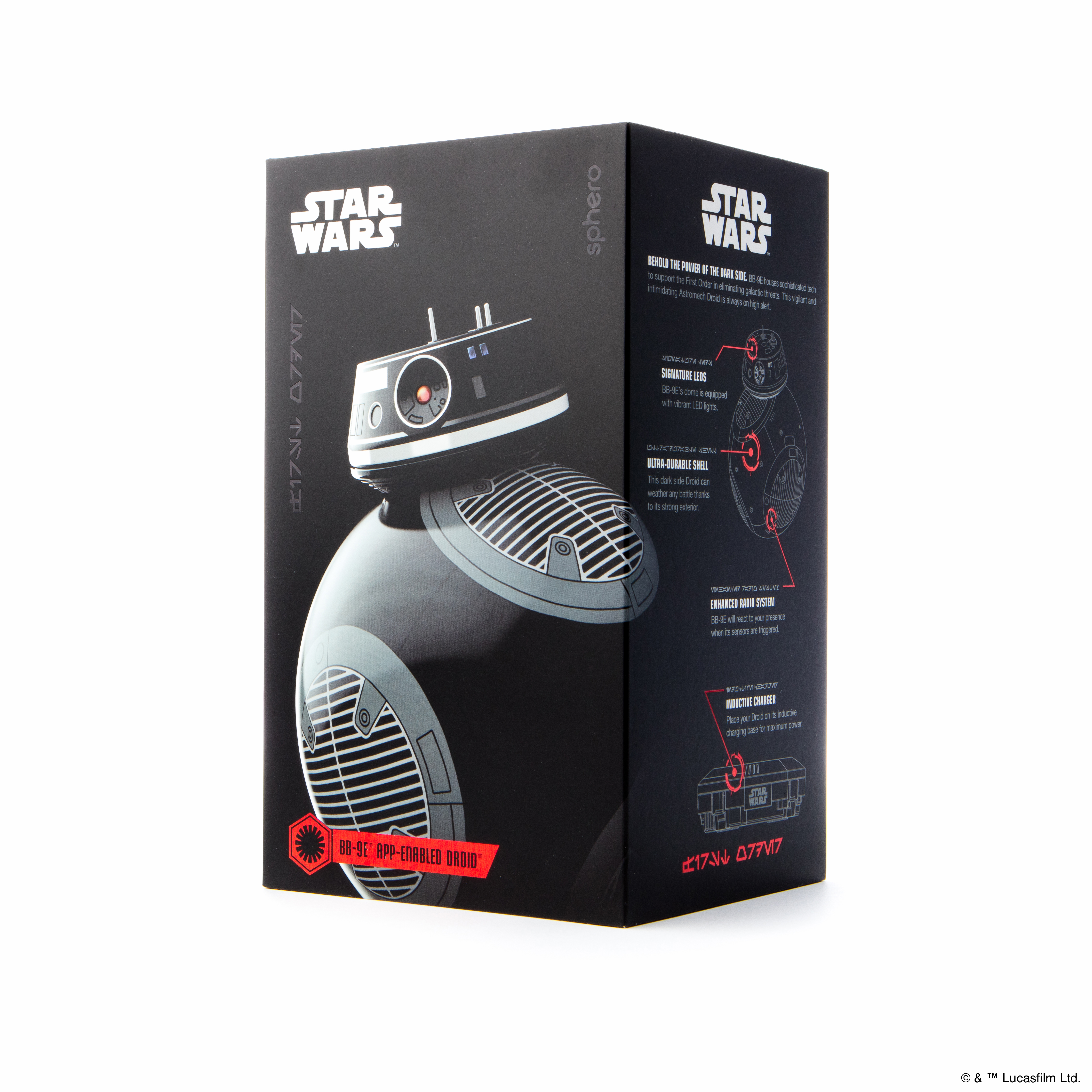 SPHERO BB9E - Appgesteuerter Star Wars Droide Appgesteuertes Spielzeug, Schwarz