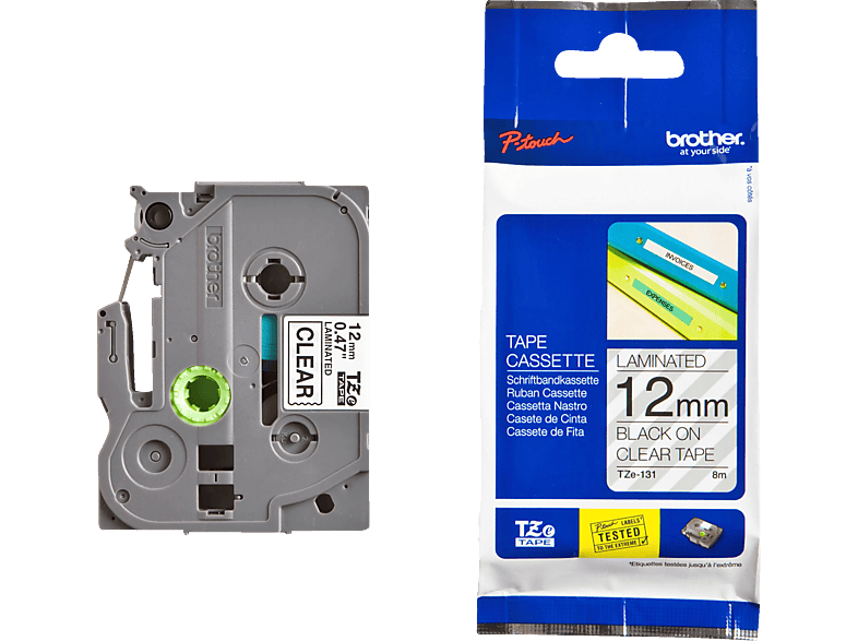 Brother TZe-131 - Adesivo Standard - Nero Su Trasparente - Foto 4