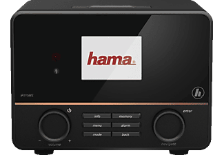 HAMA IR115MS - Radio numérique (Internet radio, Noir)