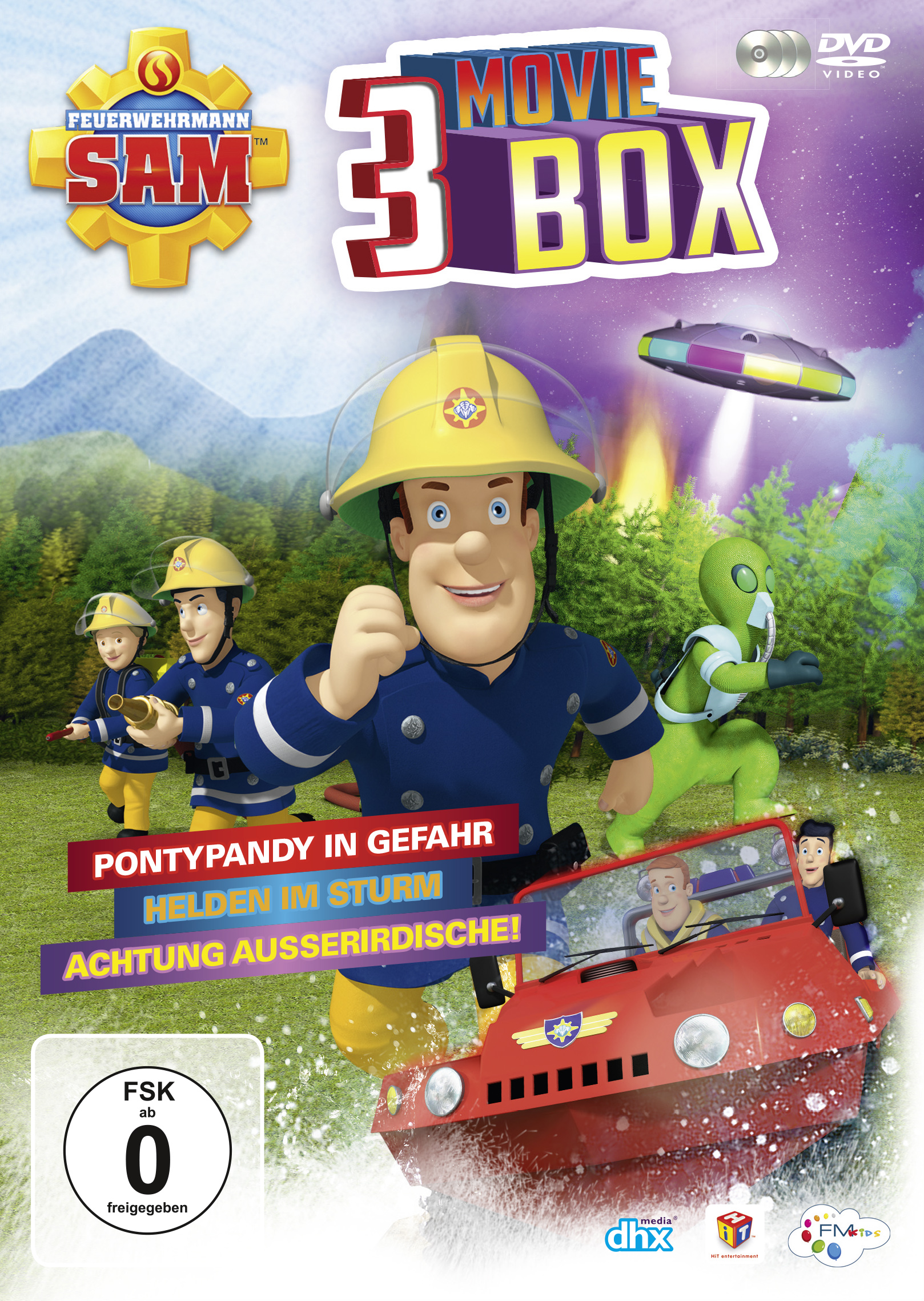 Feuerwehrmann Sam (Ltd.) 3 DVD Moviebox