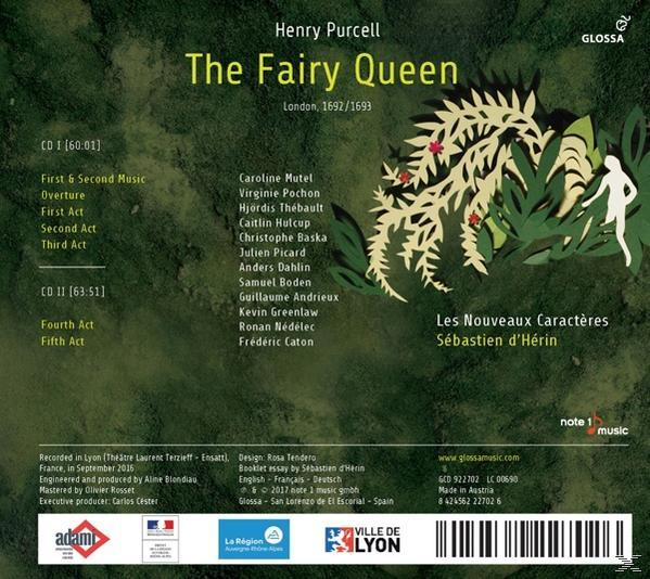 Sebastien D'herin - The Fairy Queen  - (CD)