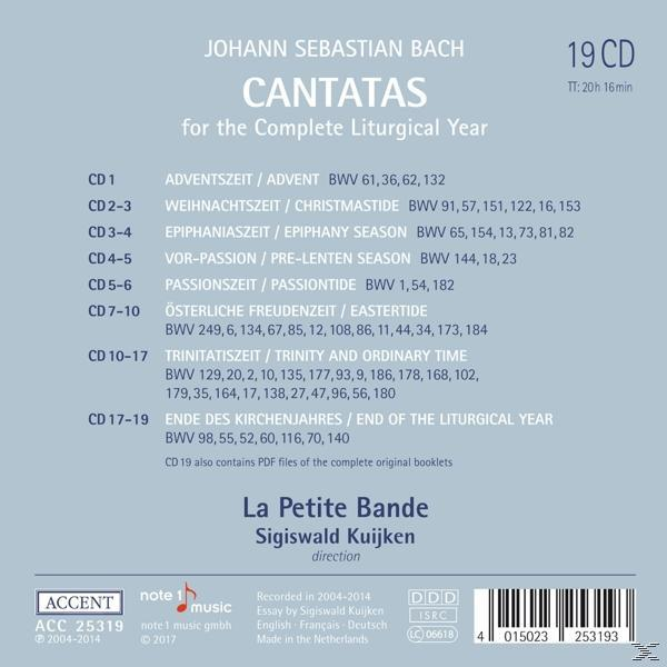 La Petite Bande - Die Kantaten  - (CD)