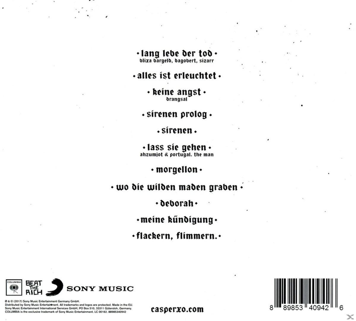 Casper - Lang Lebe der Tod (Ltd. Digipack)  - (CD)