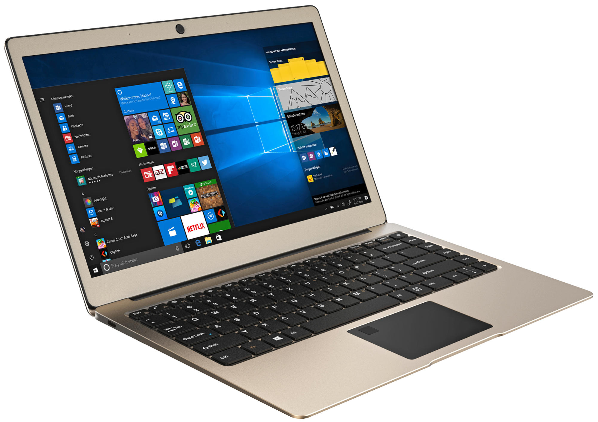 ODYS Winbook 13 - 13,3 Zoll - Intel® Celeron® N3450 - 4 GB - 64 GB - Intel® HD 500 - Windows 10 Home (32 bit)
