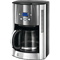 Russell Hobbs 23241-56 Luna Moonlight Grey -  Koffiezetapparaat met glazen kan - Grijs