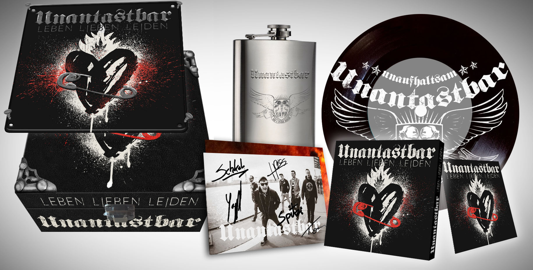 Unantastbar - Leben, Lieben, Leiden (Ltd.Boxset)   - (CD)
