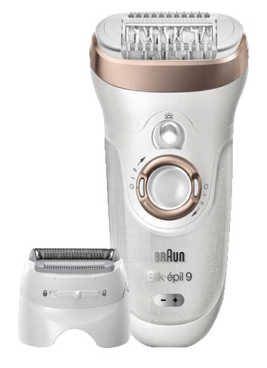 BRAUN Silk-epil 9 9-561 Epilierer, Weiß/Gold