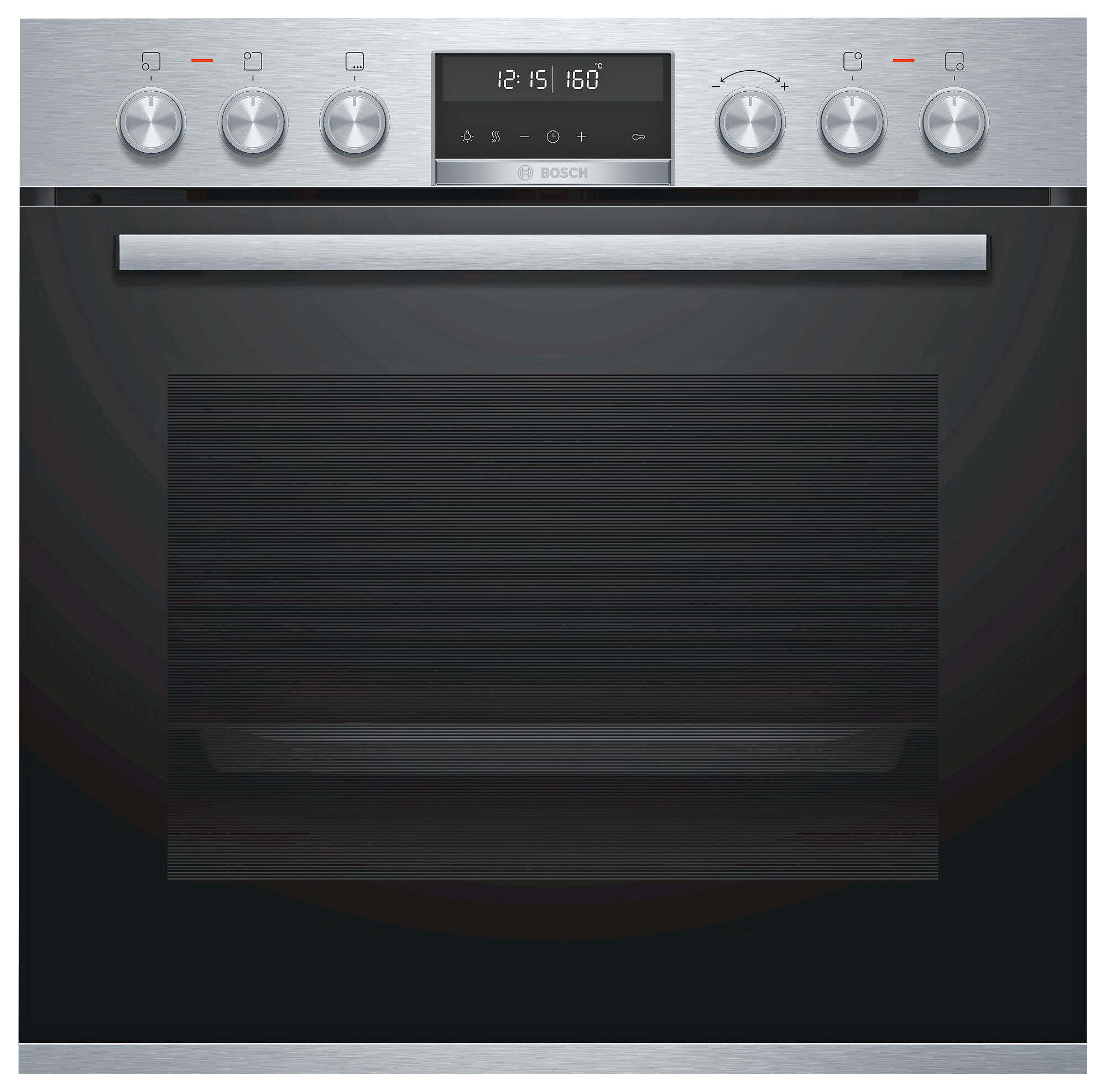 BOSCH HND679LS60 Serie 6 (Backofen), Serie 4 (Kochfeld), Einbauherdset (Induktionskochfeld, A, 71 l)