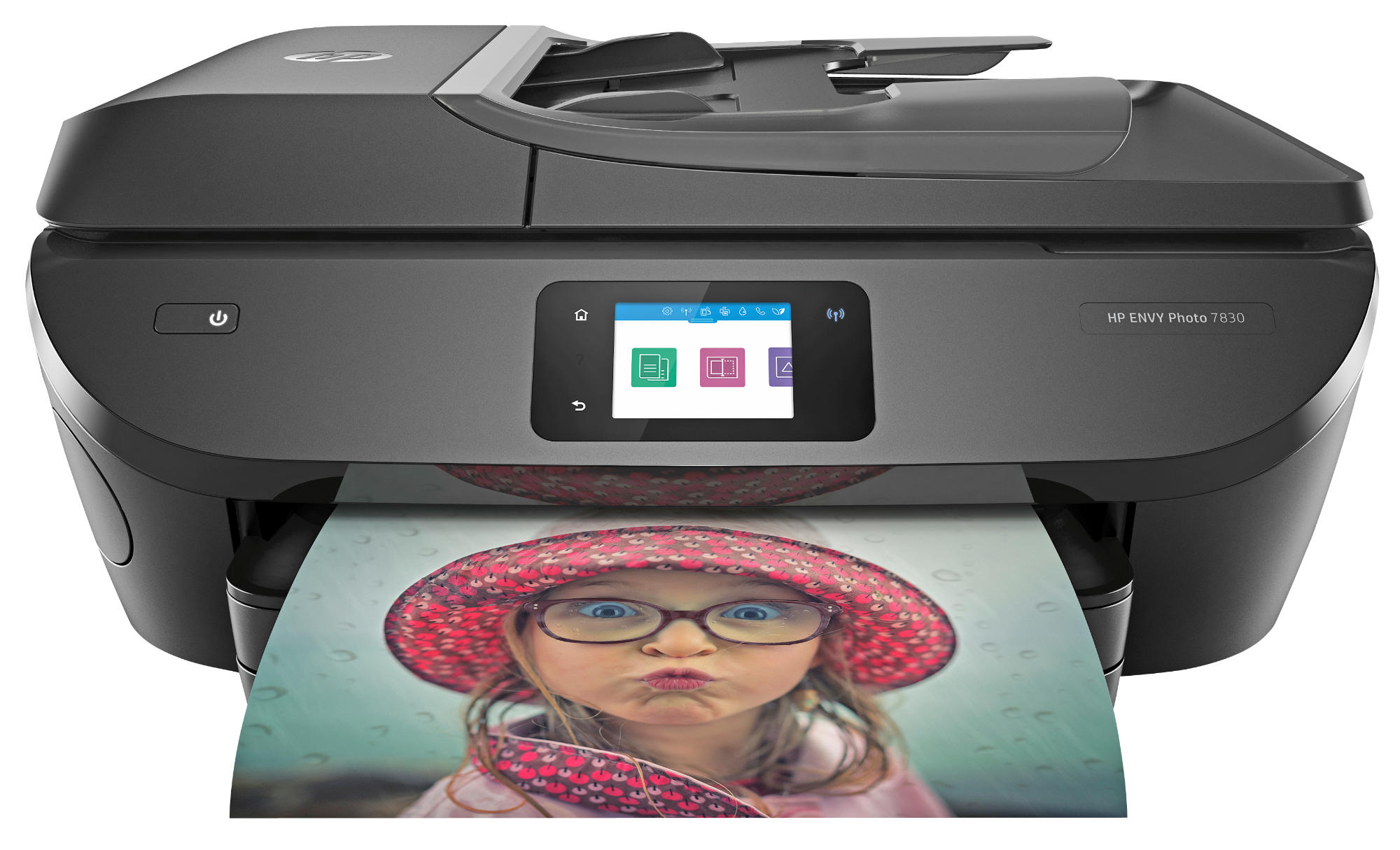 7830 ENVY WLAN Photo Multifunktionsdrucker Ink) Inkjet Netzwerkfähig HP Thermal 4-in-1 (Instant