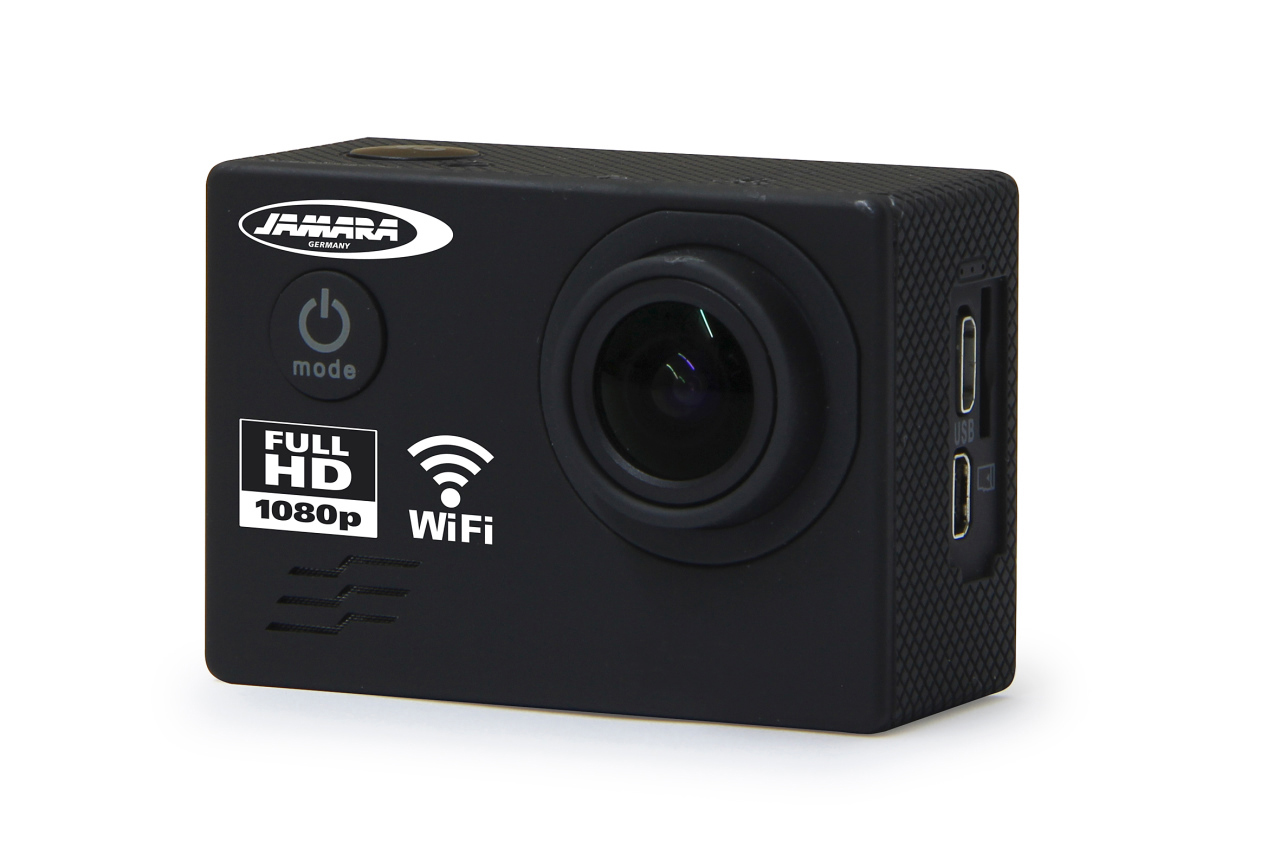 JAMARA Camara Full HD Pro Wifi V2 schwarz Kamera, Schwarz