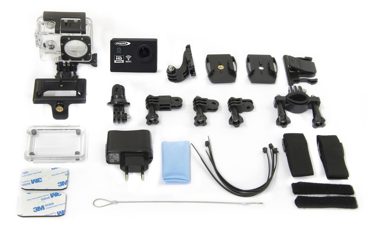 JAMARA Camara Full HD Pro Wifi V2 schwarz Kamera, Schwarz