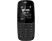 NOKIA 105 (2017) fekete nyomógombos kártyafüggetlen mobiltelefon + Telekom Domino kártya