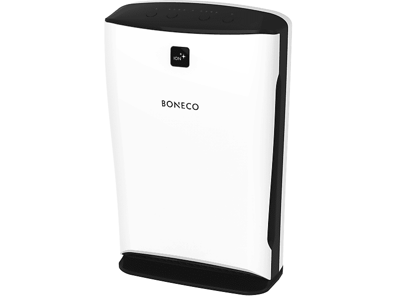 BONECO P340 Luftreiniger Weiß/Schwarz (50 Watt, Raumgröße: 40 m², 2-in-1 Filterpacket: HEPA- und Aktivkohlefilter) | Luftreiniger