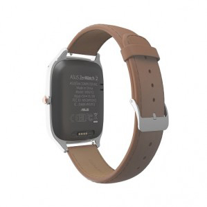 ASUS ZenWatch 2 Smart Watch Leder, 115 mm, Silber/Braun