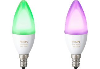 PHILIPS HUE Ambiance Wit & Kleur kaarslamp 2-Pack Wit