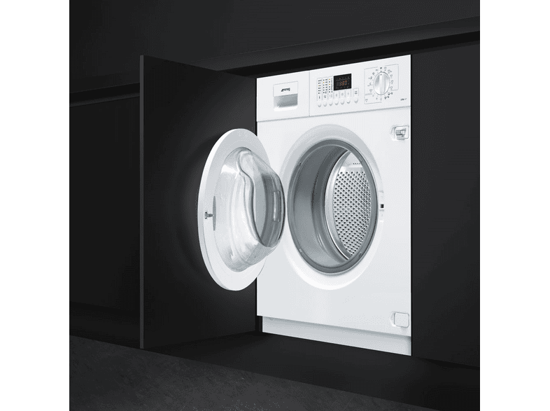 Smeg Lsta147 Vit Integrerad Tvatt Tork Kombinerade Tvattmaskiner