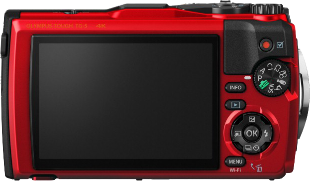 OLYMPUS TG-5 piros digitális fényképezőgép