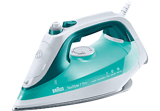 BRAUN TexStyle 7 Pro SI 7042 GR - Dampfbügeleisen (Grün)