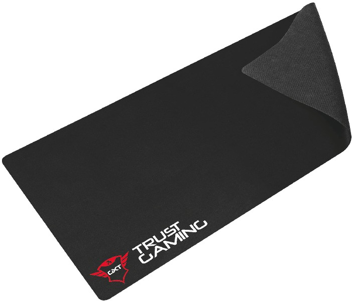 Alfombrilla Gaming Trust gxt 758 xxl negra mouse pad extended para color teclado