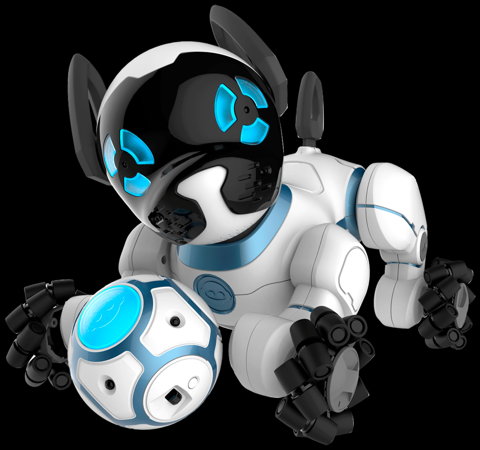 Perro Robótico - Wowwee Chip, Blanco,Interactivo, Reconocimiento De Voz