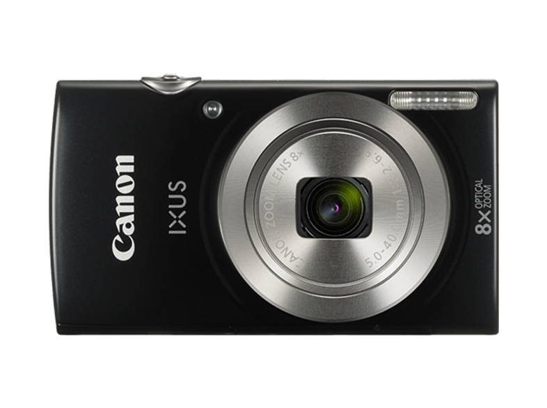 CANON IXUS 185 fényképezőgép, fekete + IXUS tok
