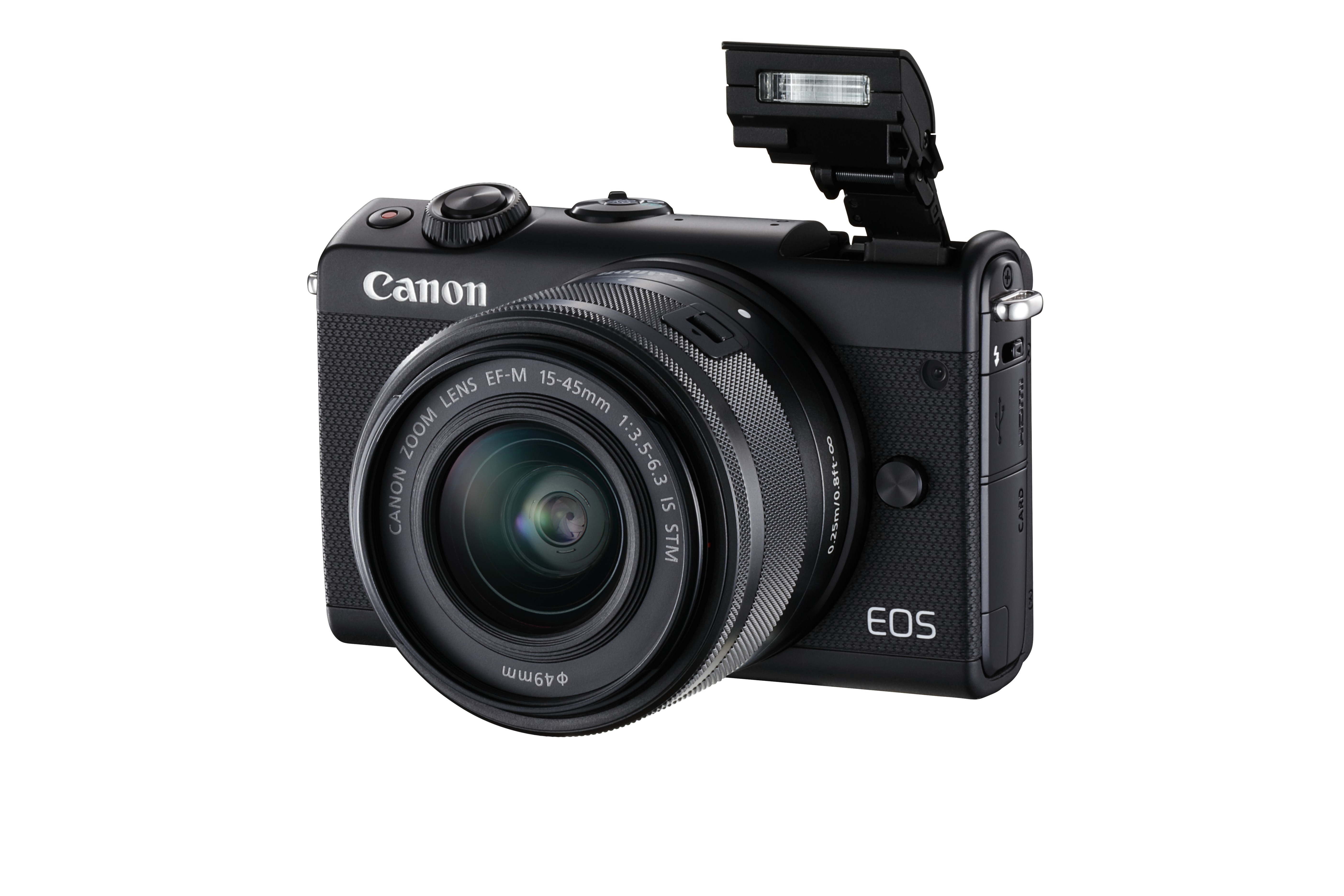 CANON EOS M100 Kit Systemkamera mit Objektiv 15-45 mm, 7,5 cm Display Touchscreen, WLAN