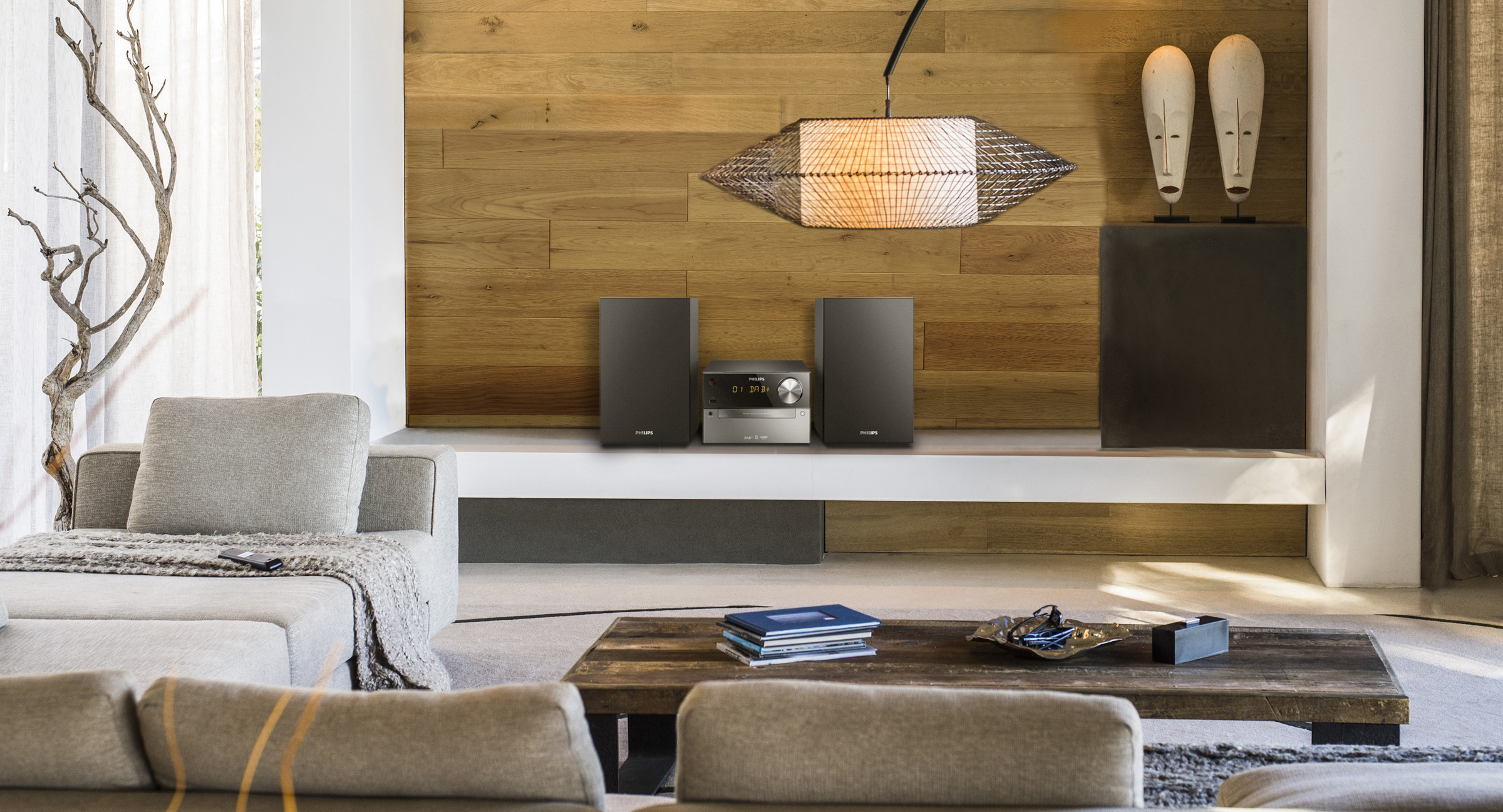 PHILIPS BTB2315 Micro-Anlage (Silber/Schwarz)