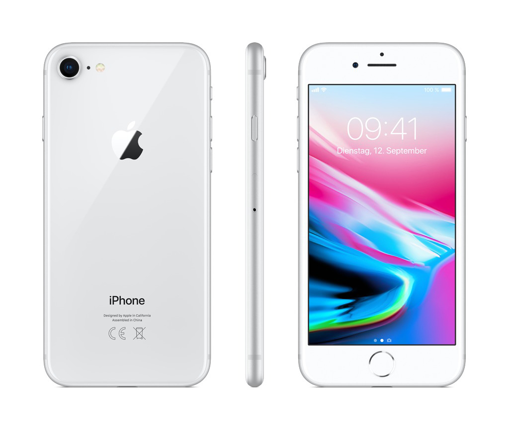 APPLE iPhone 8 256 GB Silber