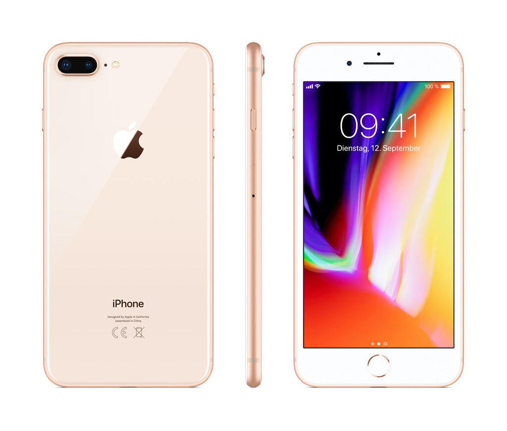 スマートフォン本体 iPhone 8 Plus64 GB APPLE iPhone 8 Plus 64 GB Gold | MediaMarkt