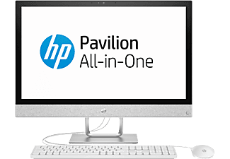HP Pavilion All-in-One – 24-r002ng, All-in-One-PC  mit 23,8 Zoll Display, Intel® Core™ i3 Prozessor, 8 GB RAM, 1 TB HDD, Intel® HD-Grafik 630, Weiß 