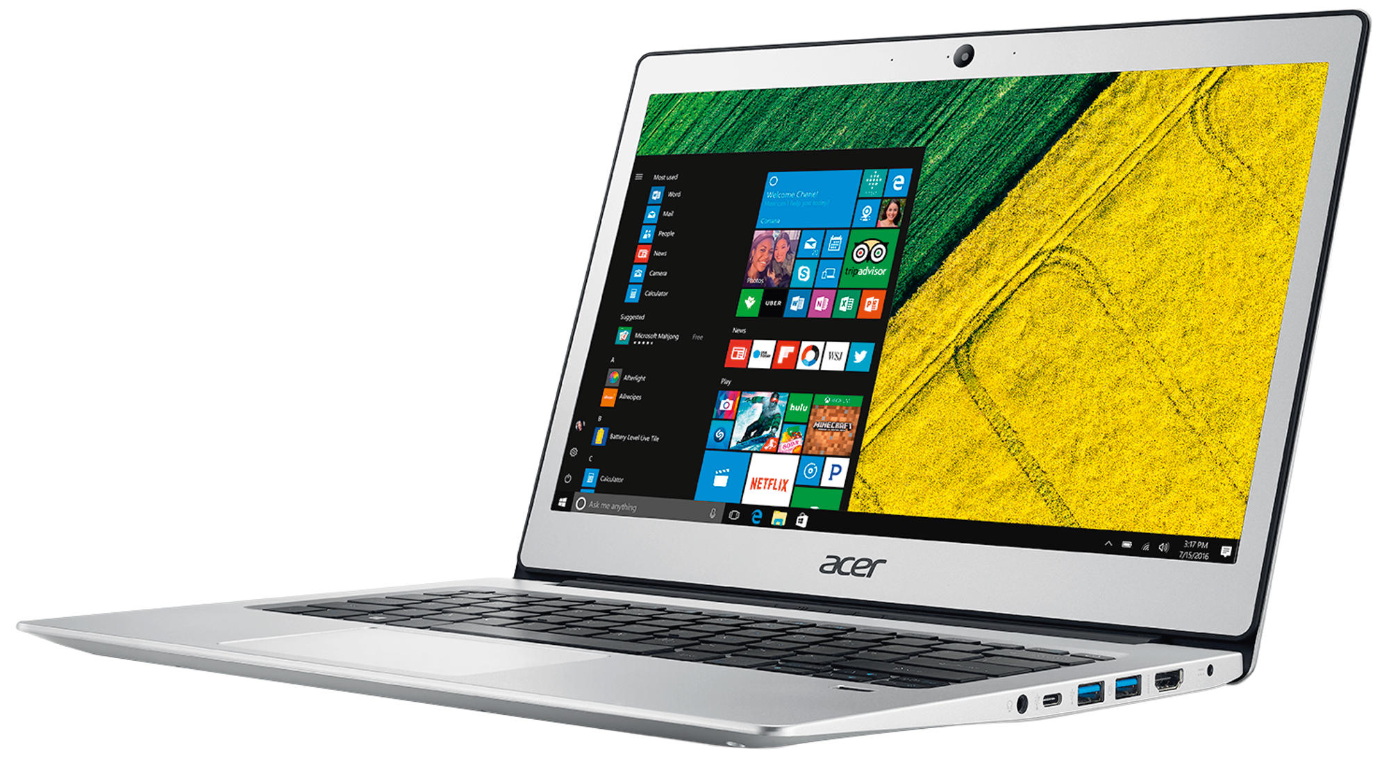 ACER Laptop Swift 1 SF-113-31-P2VE Intel Pentium N4200 Pink (NX.GPSEH.002)