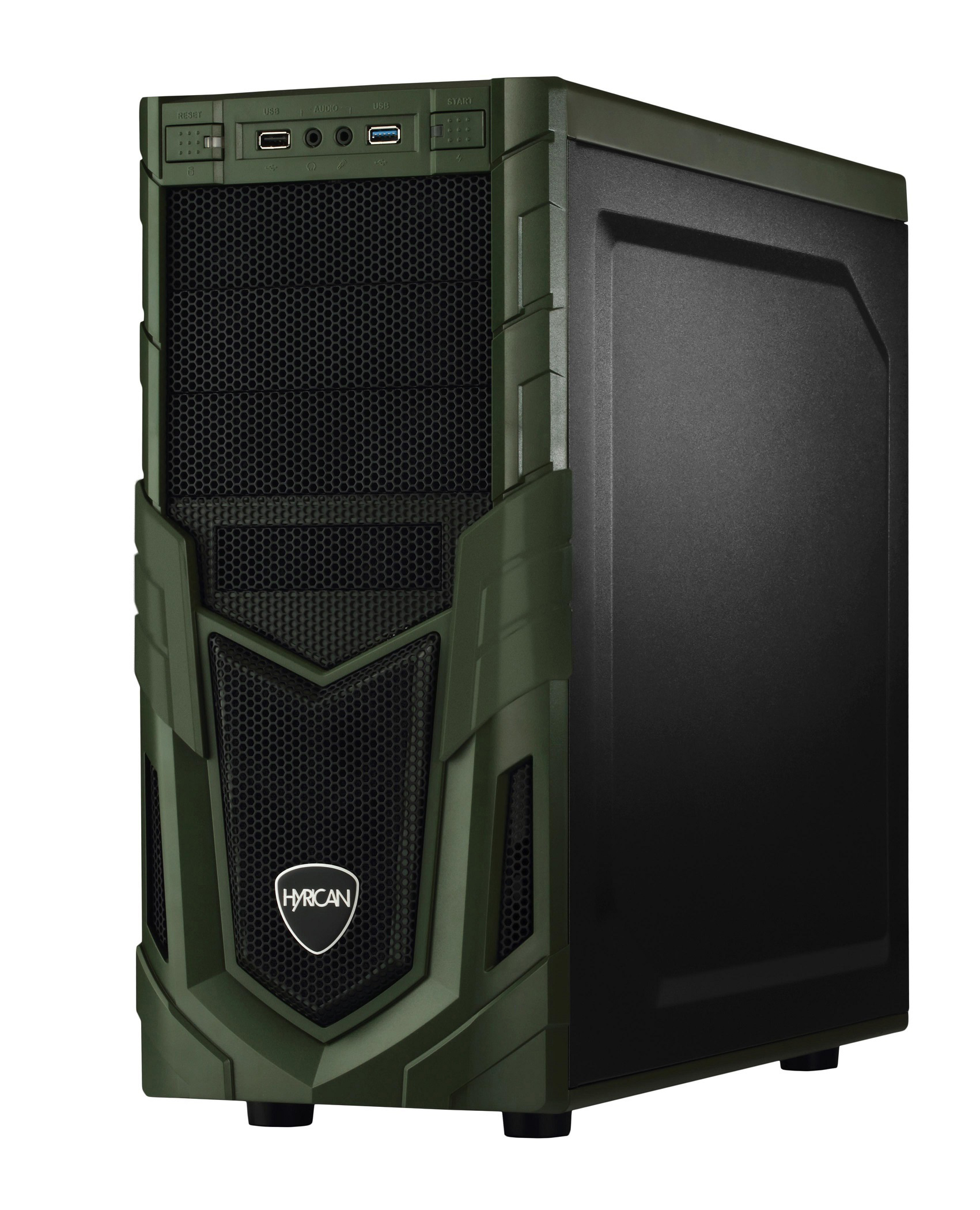 HYRICAN MILITARY 5561 - AMD Ryzen™ 5 1500X - 8 GB - 120 GB - NVIDIA GeForce® GTX 1050 Ti - Windows 10