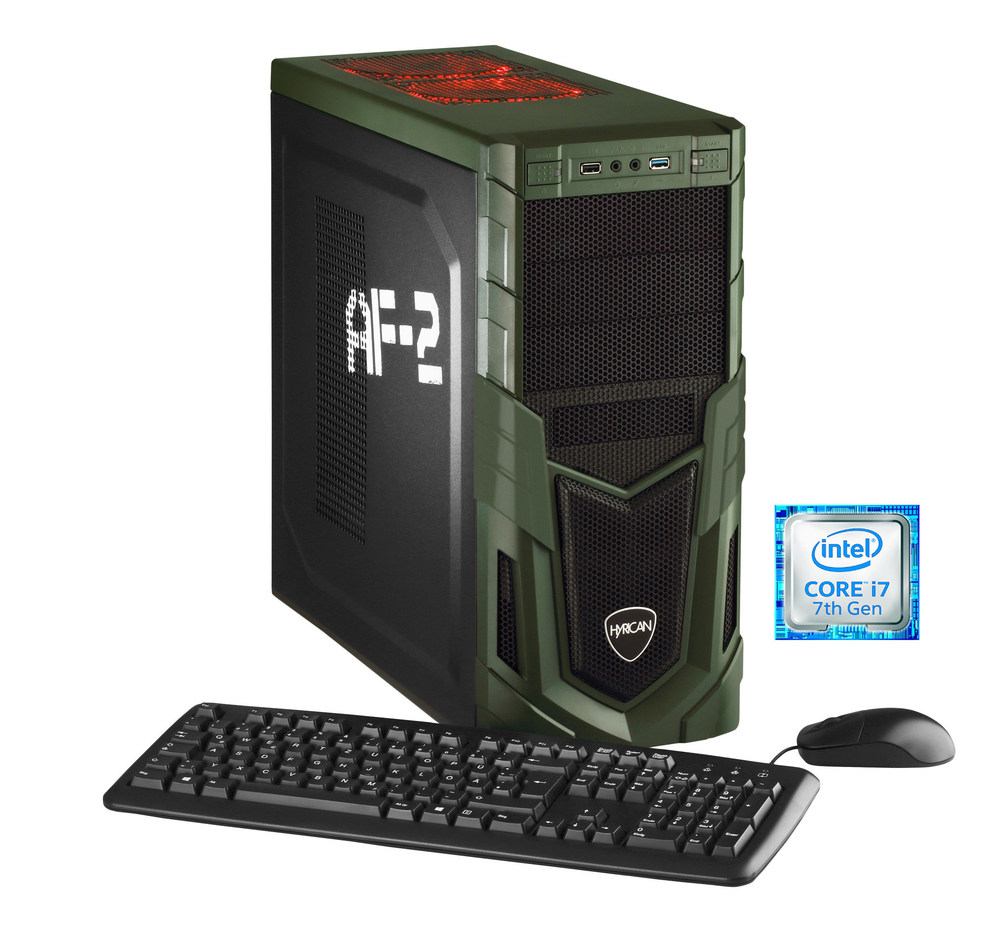 HYRICAN MILITARY 5476 - Intel® Core™ i7 i7-7700K - 16 GB - 120 GB - NVIDIA GeForce® GTX 1060 - Windows 10