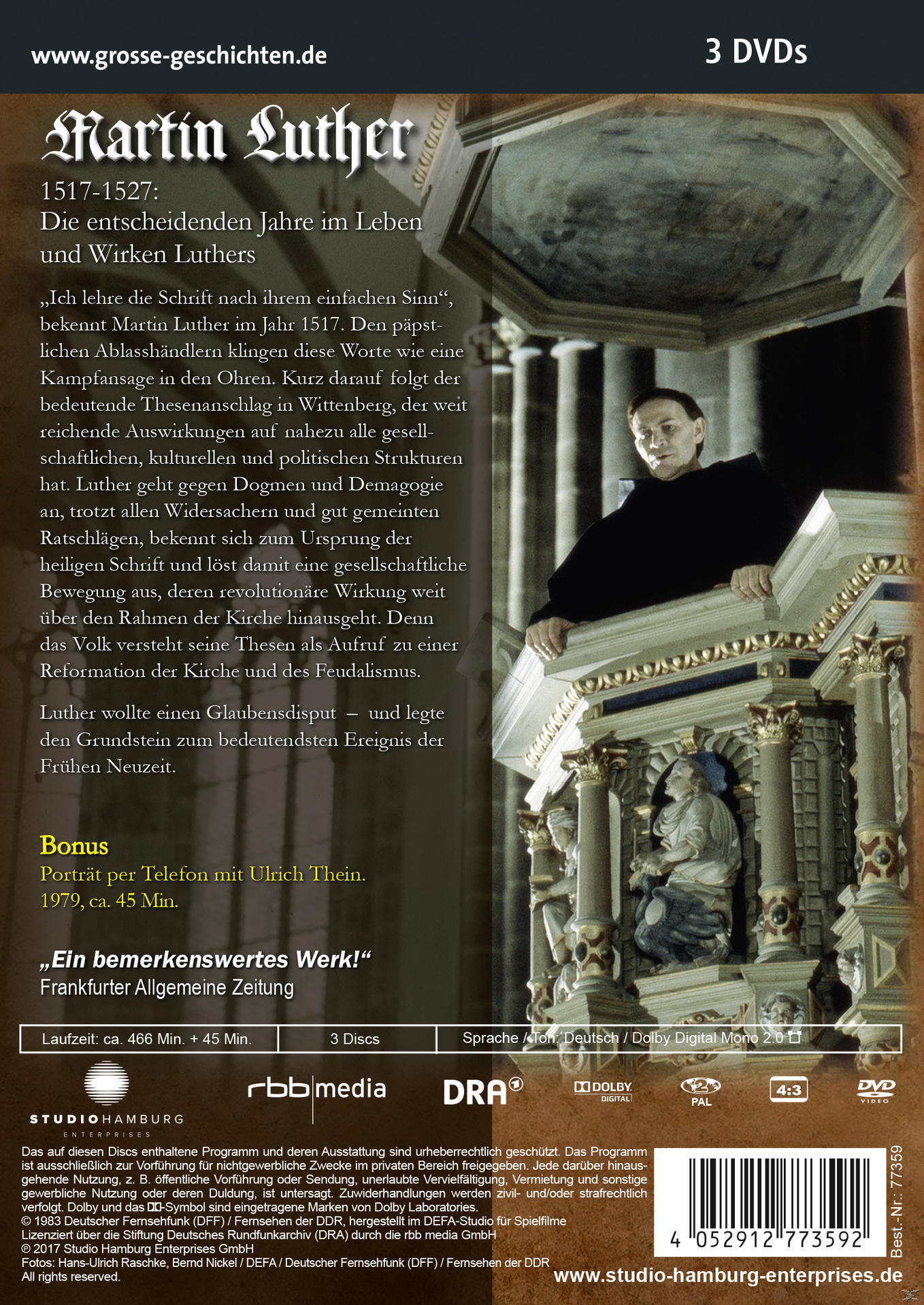 Große Geschichten: Martin Luther DVD